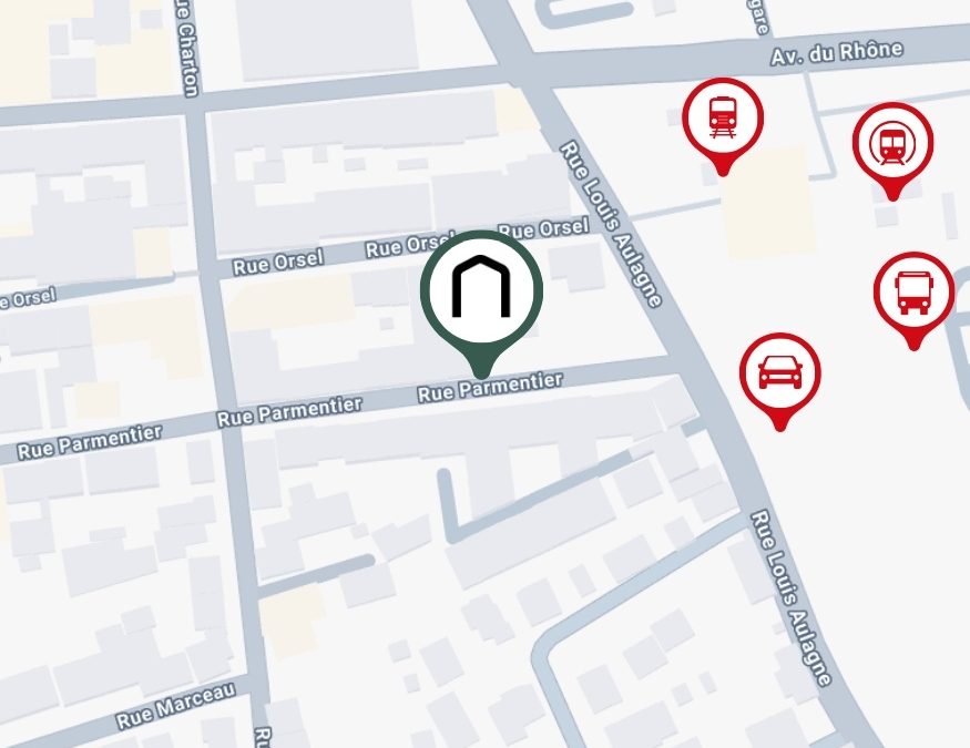 Comment venir : NOO un coworking ultra accessible à Oullins