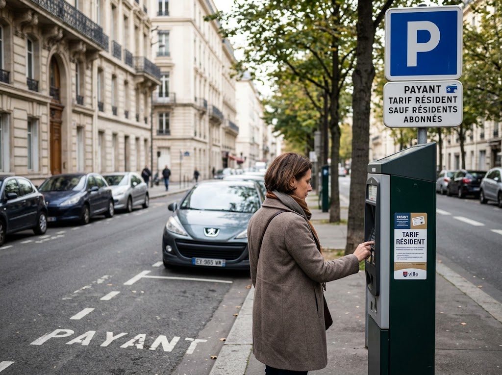 stationnement au tarif résident pour les membres du coworking NOO à Oullins à 5 minutes de la Mulatière